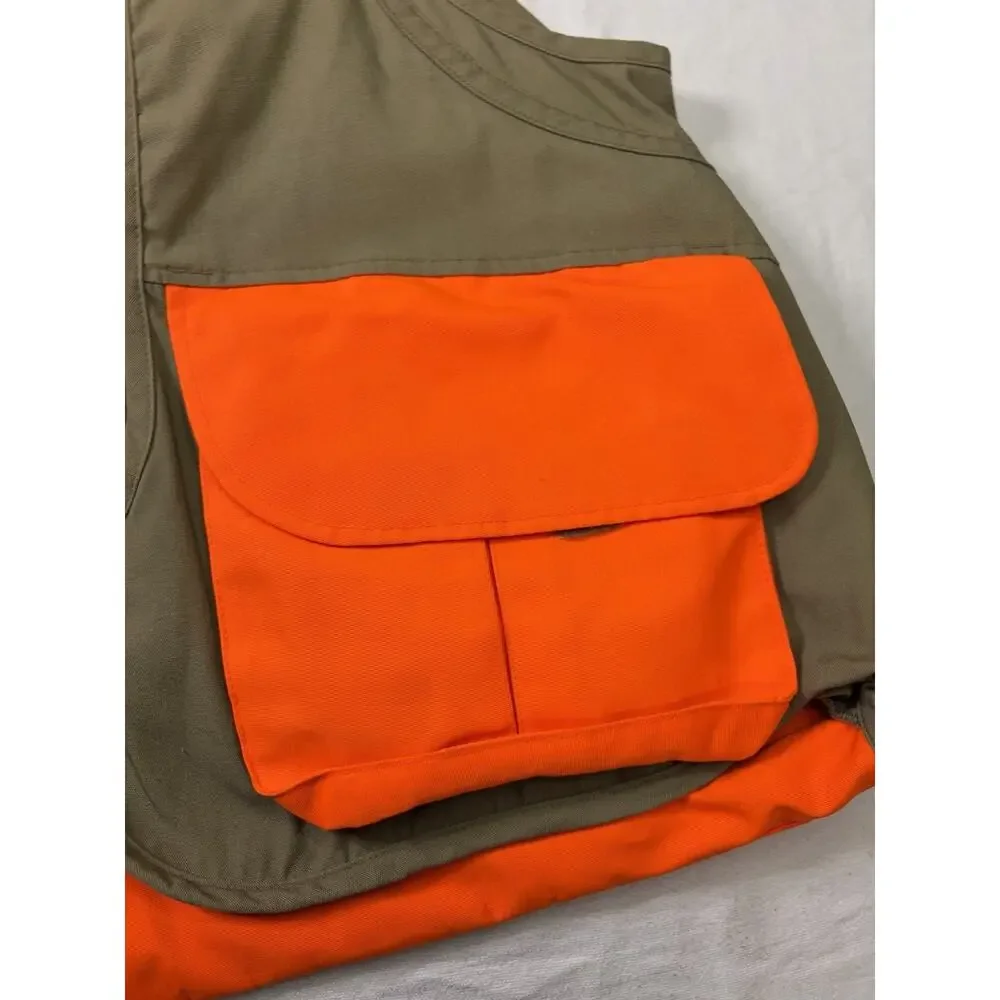 Columbia PHG Hunting Vest Mens Large Blaze Orange Upland Bird Shooting Game Bag